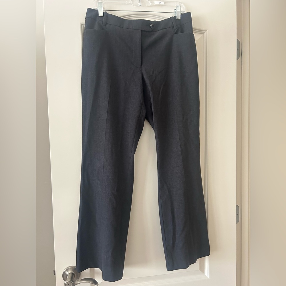 Calvin Klein Black Straight-Leg Dress Pants